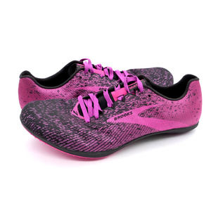 Brooks Mach 19 Womens 11.5 Track & Field Running Shoe Spikeless Pink Lightweight